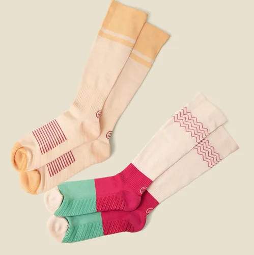 Vista 3 de Gripjoy Calcetines de compresión para mujer, calcetines de compresión para hombre, calcetines de compresión para embarazo