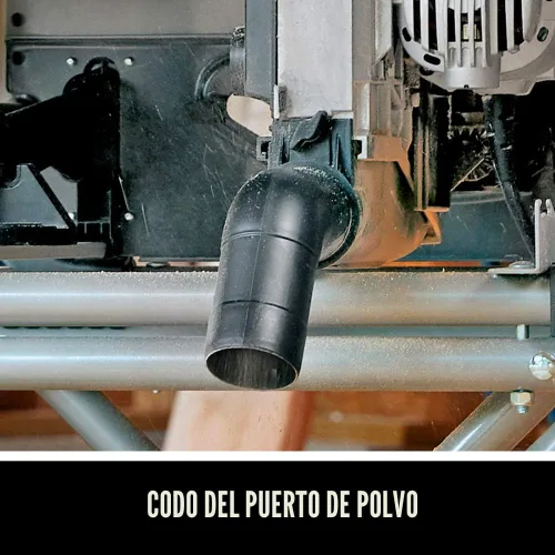 Vista 6 de SKIL SPT99-11 - Sierra de mesa de accionamiento helicoidal resistente de 10 pulgadas con soporte