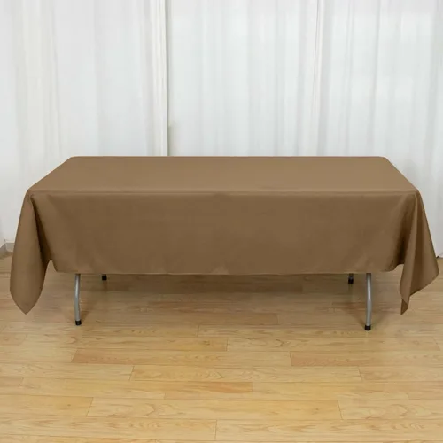 Vista 200 de Efavormart - Mantel rectangular, 60 x 102 pulgadas, resistente a las manchas y a las arrugas, lavable, mantel decorativo oblongo de tela de Amatista