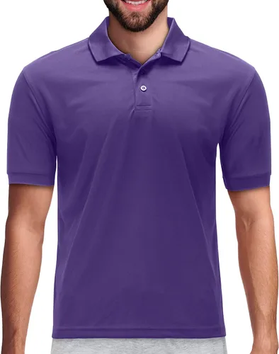 Vista 60 de Premium Wear - Camisetas tipo polo para hombre, con gran absorción de humedad