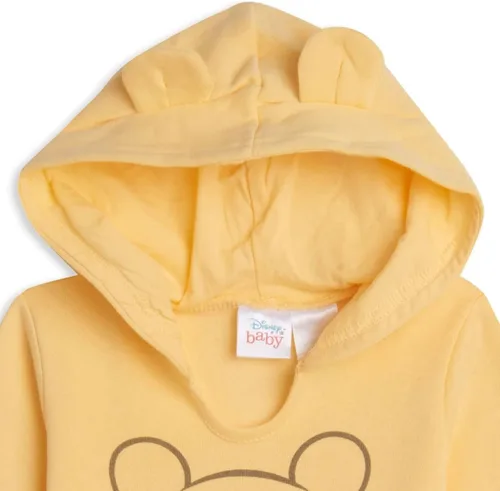 Vista 7 de Disney Classics Winnie the Pooh Mickey Mouse - Conjunto de 3 piezas con capucha y pantalones para bebé (recién nacido, 24 meses)