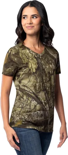Vista 4 de Realtree Camiseta de manga corta con cuello en V para RealTree APX