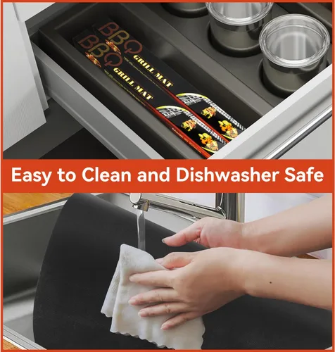 Vista 7 de Forro para el fondo del horno, fundas para freidoras de aire cortadas a medida, protector para estufas y esteras para parrillas, lámina de teflón