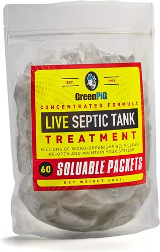 Vista 11 de Fórmula viva concentrada para tratamiento de tanque séptico de GreenPig Solutions 52, suministro de 1 año, Multi, 52