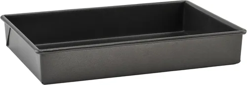 Vista 2 de WINCO Molde cuadrado antiadherente para tartas, 8 x 8 pulgadas, acero aluminizado