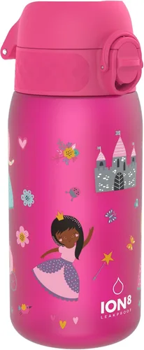 Vista 11 de Ion8 Botella de agua a prueba de fugas, 25.4 fl oz/24 onzas, color azul aguamarina, polímero reciclador resistente al olor sin BPA con tapa abatible