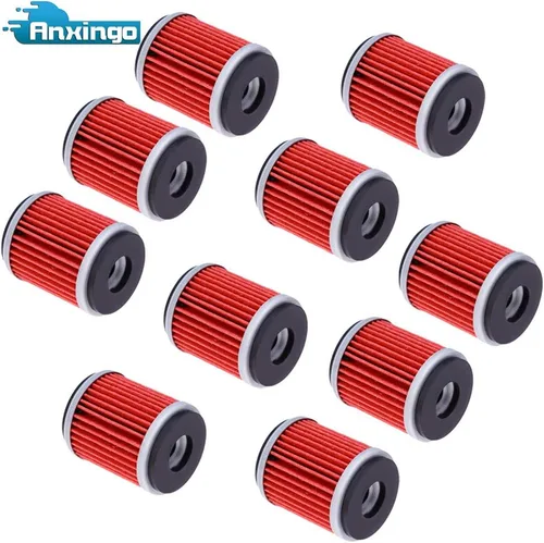 Vista 8 de 5 piezas 1S4-E3440-00 HF140 Filtros de aceite, Reemplazo para Yamaha YFZ450R 2009-2024 YZ450F WR250F WR450F 2009-2025, Reemplaza 38B-E3440-00