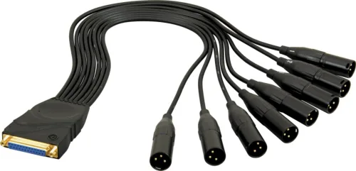 Vista 9 de D'Addario Accessories Modular Snake DB25 Core, 5 pies D'Addario Modular Snake components provide clean signal routing, flexible setup, connections