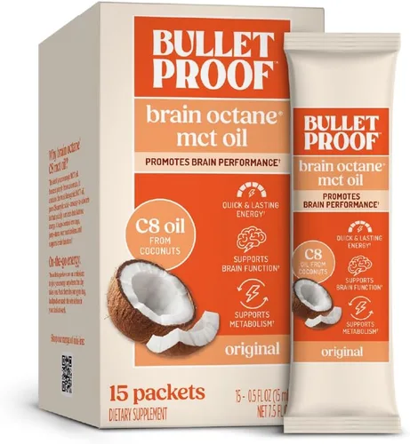 Vista 9 de Bulletproof Brain Octane Suplemento a base de aceite para el cerebro - 16 oz (paquete de 2)