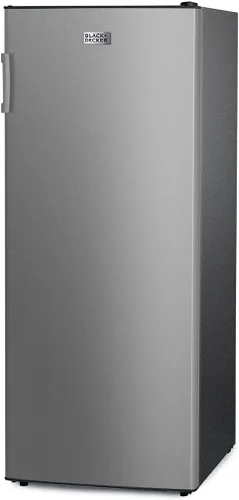Vista 26 de BLACK+DECKER - Congelador vertical de 8.5 pies cúbicos, congelador de pie con control de temperatura mecánico, congelador vertical con 3 estantes
