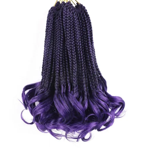 Vista 44 de Cabello para Trenzas Rizo Francés Color 1 Trenzas de Ganchillo Rizo Francés 10 Pulgadas Trenzas de Caja Cabello de Ganchillo para Mujeres y Niños
