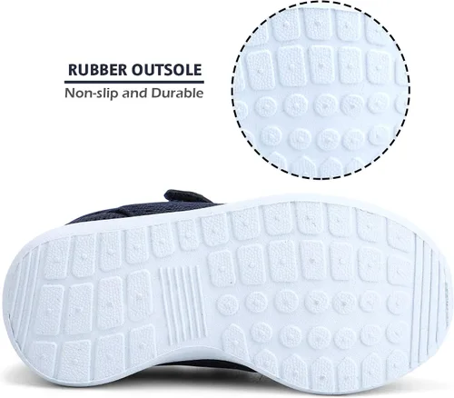 Vista 5 de HIITAVE Zapatillas deportivas para correr y caminar para niños y niñas