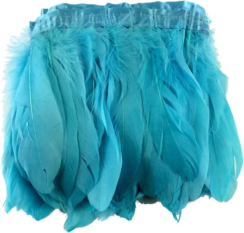 Vista 7 de Sowder Flecos de plumas de ganso de pato 2 yardas (dorado)