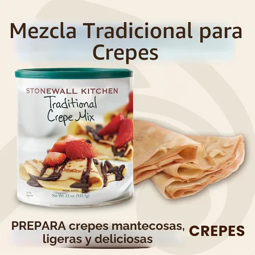 Vista 2 de Stonewall Kitchen Mezcla para Crepes Tradicional (33 onzas)