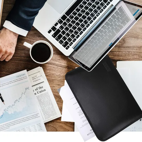 Vista 7 de Carpeta de archivos expansible, organizador de documentos importante, bolsa de documentos ignífuga e impermeable con tamaño A4, 3 bolsillos, cierre