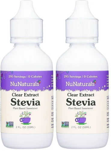 Vista 9 de NuNaturals Edulcorante líquido de stevia, transparente sin sabor, plástico, 2 onzas