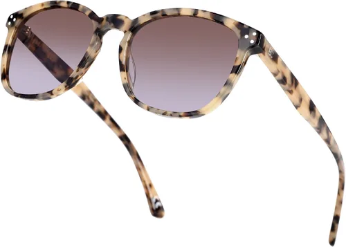 Vista 36 de Gafas de sol polarizadas para mujer con protección UV para mujer, a la moda, grandes sombras con marco de acetato BC2110
