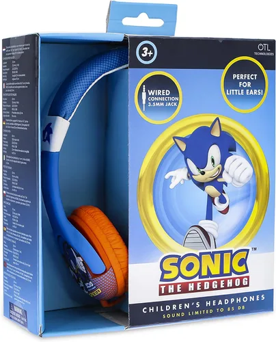 Vista 9 de OTL Technologies SH0911 Auriculares con cable para niños - Sonic The Hedgehog Kids Blue