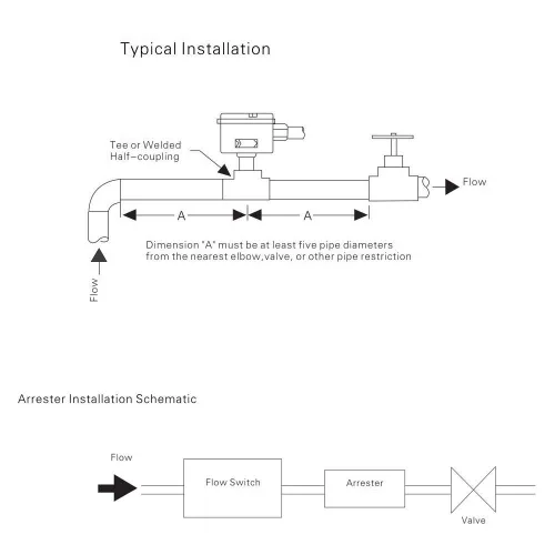 Vista 2 de 1/2" interruptor de agua, HFS-15 rosca ajustable doble tiro SPDT 220VAC 15A control de agua 1.0Mpa