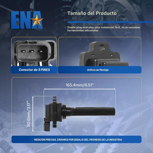 Vista 6 de ENA Juego de 4 bobinas de encendido compatibles con Chevrolet Suzuki Tracker Aerio Esteem Vitara 1999 2000 2001 2002 2003 2004 2005 2006 2007 1.6L