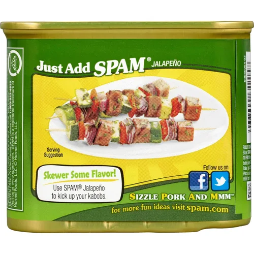 Vista 4 de Spam Jalapeño, lata de 12 onzas