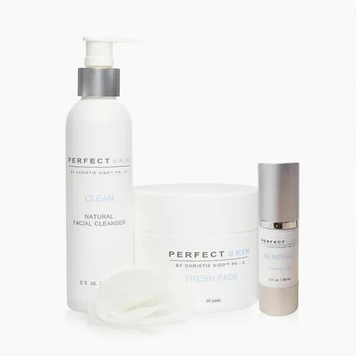 Vista 9 de PERFECT SKIN BY CHRISTIE KIDD, PA-C Limpiador facial natural limpio - Lavado facial suave con aloe, hoja de olivo y árbol de té - Calma, hidrata