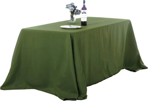 Vista 67 de Ascoza Paquete de 2 manteles cuadrados negros de tela de poliéster de 52 x 52 pulgadas para bodas, banquetes, restaurantes y fiestas