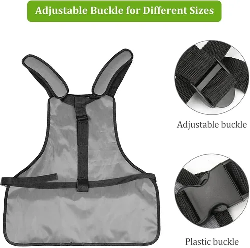 Vista 5 de Garden Apron Oxford Cloth Work Apron With Pockets Adjustable Heavy Duty Tool Apron for Men & Women