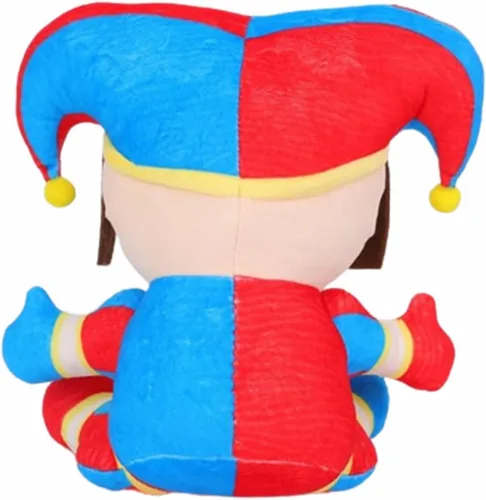 Vista 5 de SAJISP The Amazing Digital Circus Peluche, Regalo de Juguete de Peluches Pomni de 10.3", Linda Muñeca de Figura de Peluche para Niños y Adultos