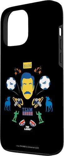 Vista 2 de Funda para iPhone 13 Pro Max Ted Lasso Icon Collage