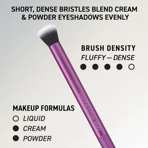 Vista 7 de Real Techniques Juego de 6 piezas de brochas de maquillaje esenciales para el día a día, incluye 4 brochas y 2 esponjas de maquillaje, para base