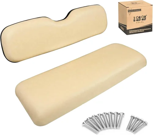 Vista 9 de 10L0L Cojines traseros universales de repuesto para EZGO Club Car Yamaha Golf Cart Cojín asiento trasero dedicado para asientos traseros abatibles