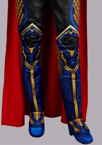 Vista 7 de Disfraz Premium para Hombre de Thor Love and Thunder de Marvel Multicolor
