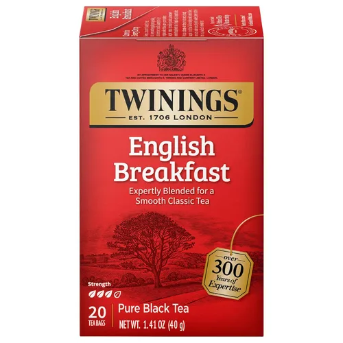 Vista 124 de Twinings Bolsas de té negro Blackcurrant Breeze envueltas individualmente, 20 unidades (paquete de 1), dulce, sabor picante, con cafeína, disfruta
