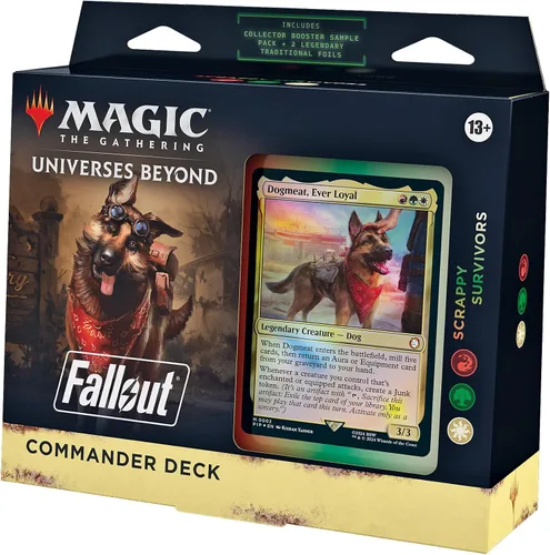 Vista 8 de Magic: The Gathering Fallout Commander Deck Bundle – Incluye todos los 4 mazos (1 Hail Caesar, 1 Scrappy Survivors, 1 Science!, y 1 Mutant Menace)