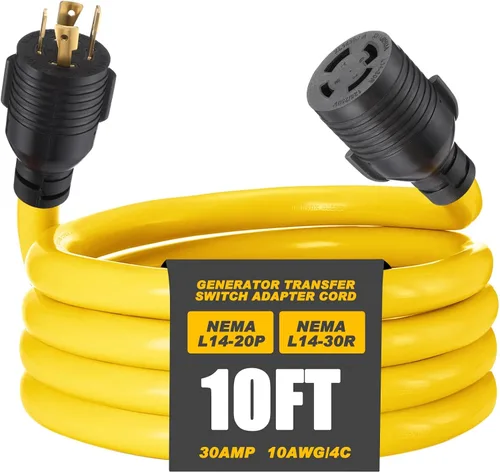 Vista 17 de Kanayu Cable adaptador de interruptor de transferencia de generador NEMA TT