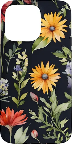 Vista 31 de iPhone 16 Bouquet Acuarela Flores Acuarela Floral Botánico Case