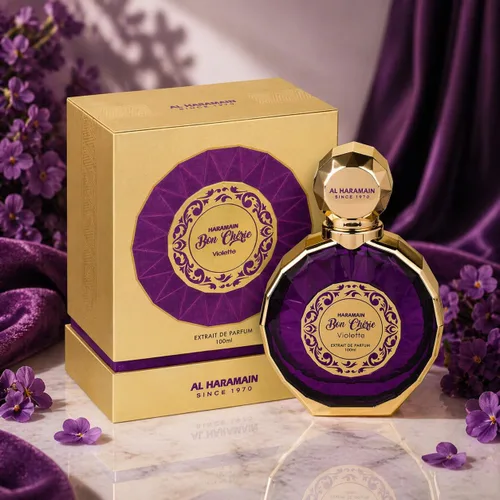 Vista 3 de Al Haramain Bon Cherie Violette Extrait De Parfum Spray para mujer, 3.4 onzas