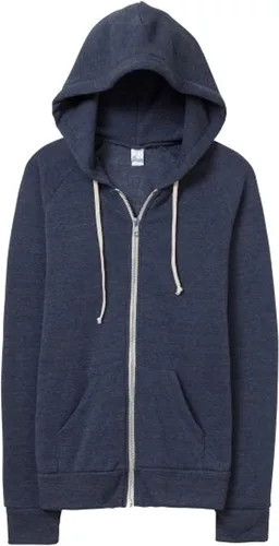 Vista 5 de Alternative Sudadera con capucha para mujer, diseño de forro polar ecológico con capucha Adrian