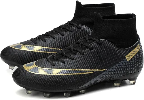 Vista 6 de World Student Games - Zapatos de entrenamiento de fútbol profesional con tacos altos, transpirables, para deportes al aire libre, TFAG