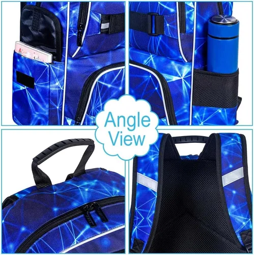 Vista 53 de Mochila para laptop, 16 pulgadas, bolsa escolar y bolsa de almuerzo, mochilas resistentes al agua para adolescentes, niñas, mujeres, estudiantes
