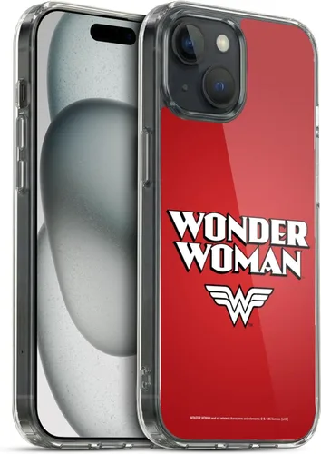Vista 94 de Head Case Designs Funda de gel suave con licencia oficial de Wonder Woman DC Comics Classic Logos compatible con Apple iPhone 7 Plus/iPhone 8 Plus