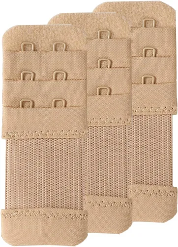Vista 45 de SAMGU Extensores de brasier para mujer, 2 ganchos, 3 ganchos, 4 ganchos, 5 ganchos, 6 ganchos, correa de extensión de brasier elástica suave 2