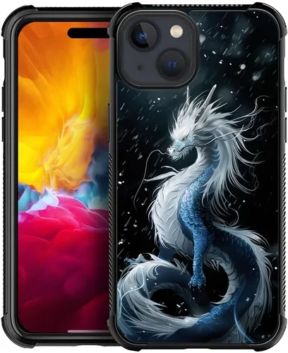 Vista 38 de CARLOCA Funda compatible con iPhone 15, increíble patrón de luz espacial nebulosa para niñas y niños, ultra protección, a prueba de golpes