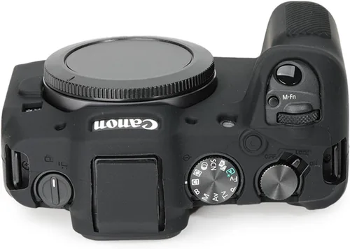 Vista 6 de Rieibi Funda protectora de silicona suave para cámara Canon EOS R8 EOSR8, funda ligera para cámara EOS R8, color negro