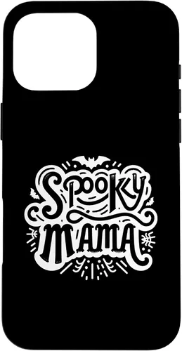 Vista 19 de Spooky Mama Halloween Mom Season Bat Mommy Parent Case for iPhone 16