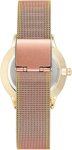Vista 2 de Nine West Reloj de pulsera de malla para mujer