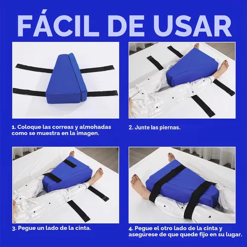 Vista 6 de ROYALAY Kit de reemplazo de cadera ajustable después de la cirugía, kit de cadera para personas mayores con correa ajustable, almohada de reemplazo