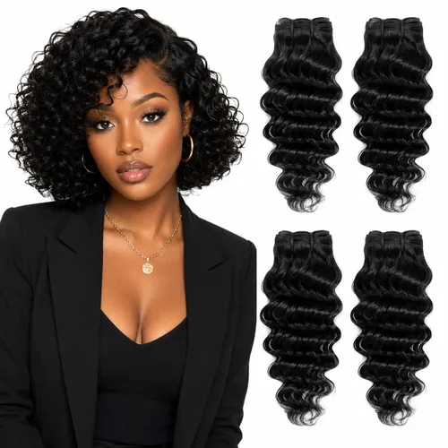 Vista 15 de Pelucas de Cabello Humano de Encaje Completo de 10 Pulgadas de Largo Liso HD Peluca de Encaje Completo Se Puede Trenzar Pre Desplumada Con Cabello