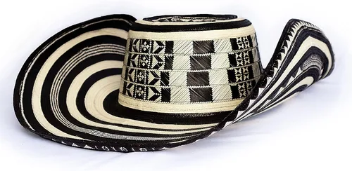 Vista 2 de TOPGY sombrero vueltiao colombiano tejido a mano por artesanos en caña flecha para hombre y mujer